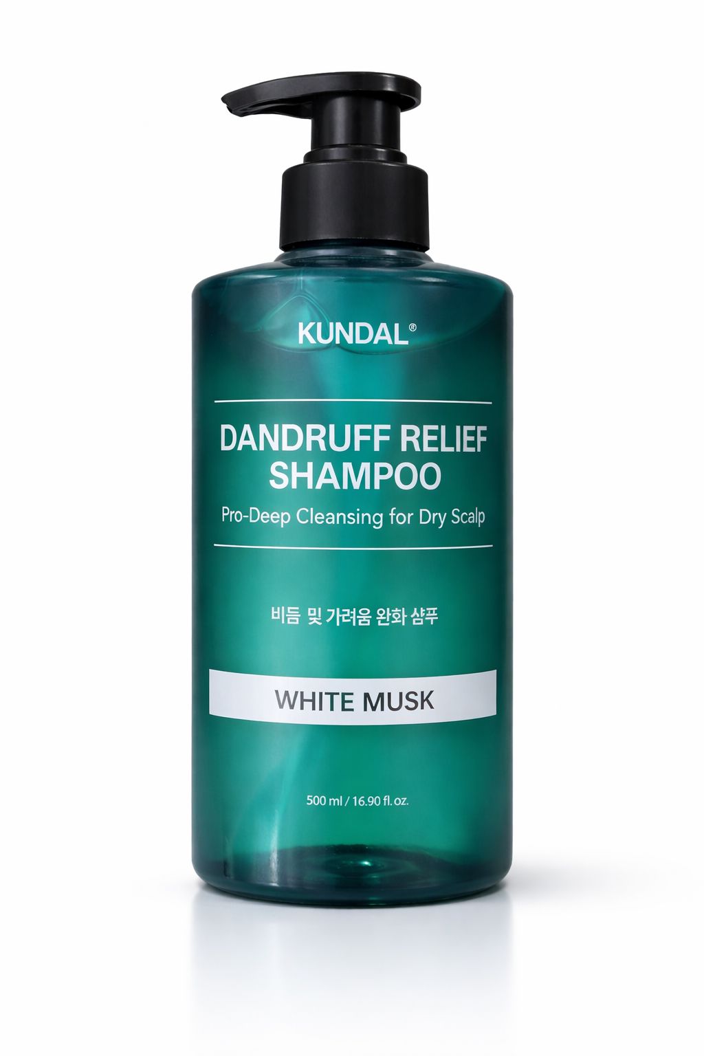 KUNDAL Dandruff Relief Shampoo – White Musk – 500ml