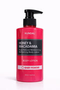 KUNDAL Honey & Macadamia Pure Natural Moisturizing Refreshing Body Lotion – Baby Powder – 500ml