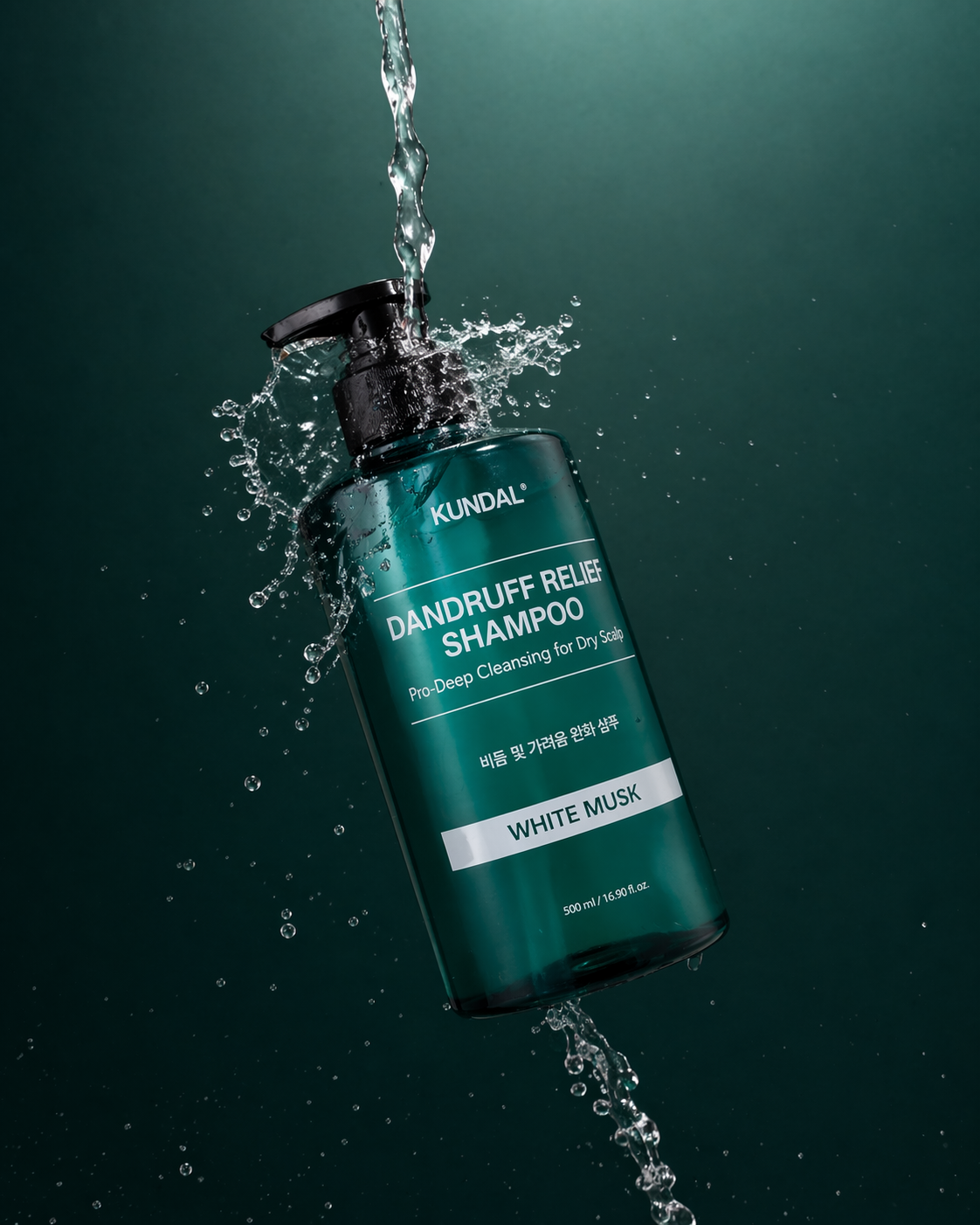 KUNDAL Dandruff Relief Shampoo – White Musk – 500ml