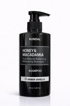KUNDAL Honey & Macadamia Refreshing Shampoo – Amber Vanilla – 500ml