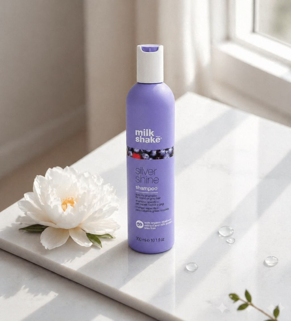 MilkShake Silver Shine Shampoo – Specific Shampoo for Blonde or Grey Hair – 300ml