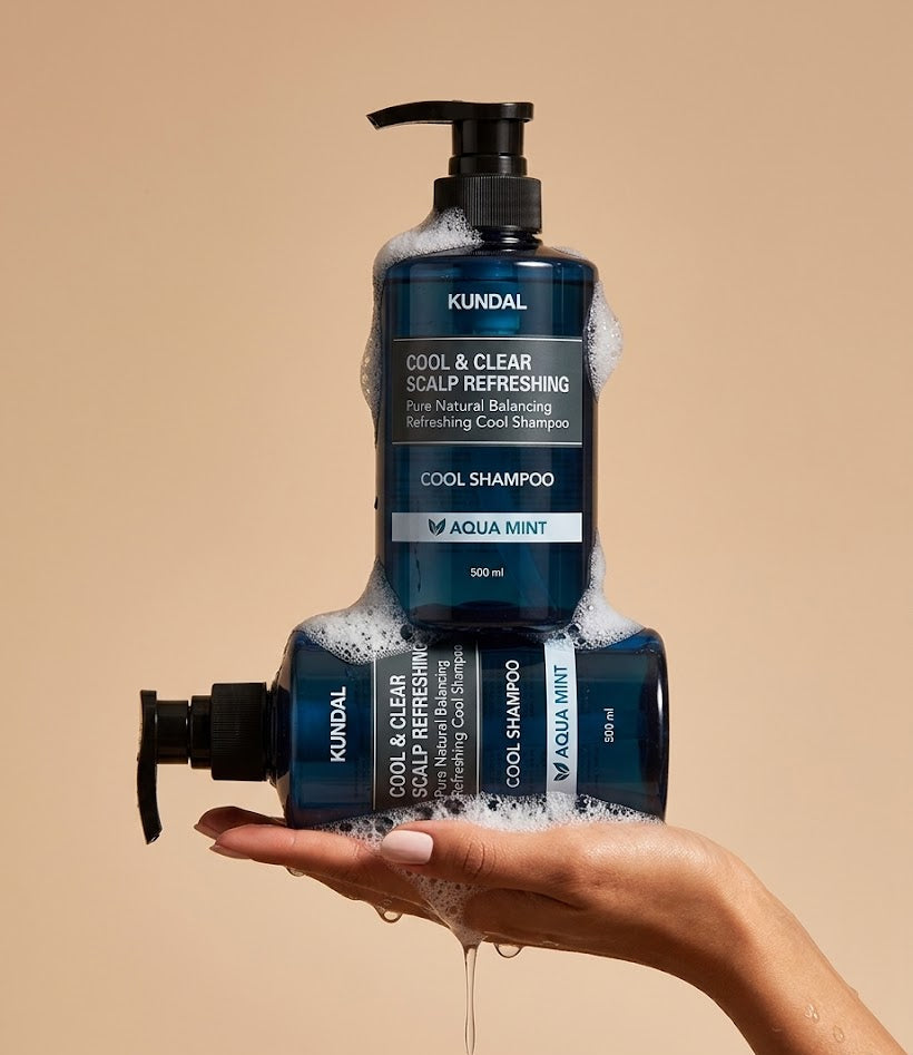 KUNDAL Cool & Clear Scalp Refreshing Cool Shampoo Aqua Mint 500ml