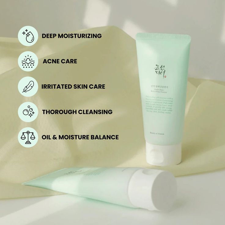 Beauty of Joseon Green Plum Refreshing Cleanser – Gentle Low pH Hydrating Face Wash (Glass Skin Cleanser)