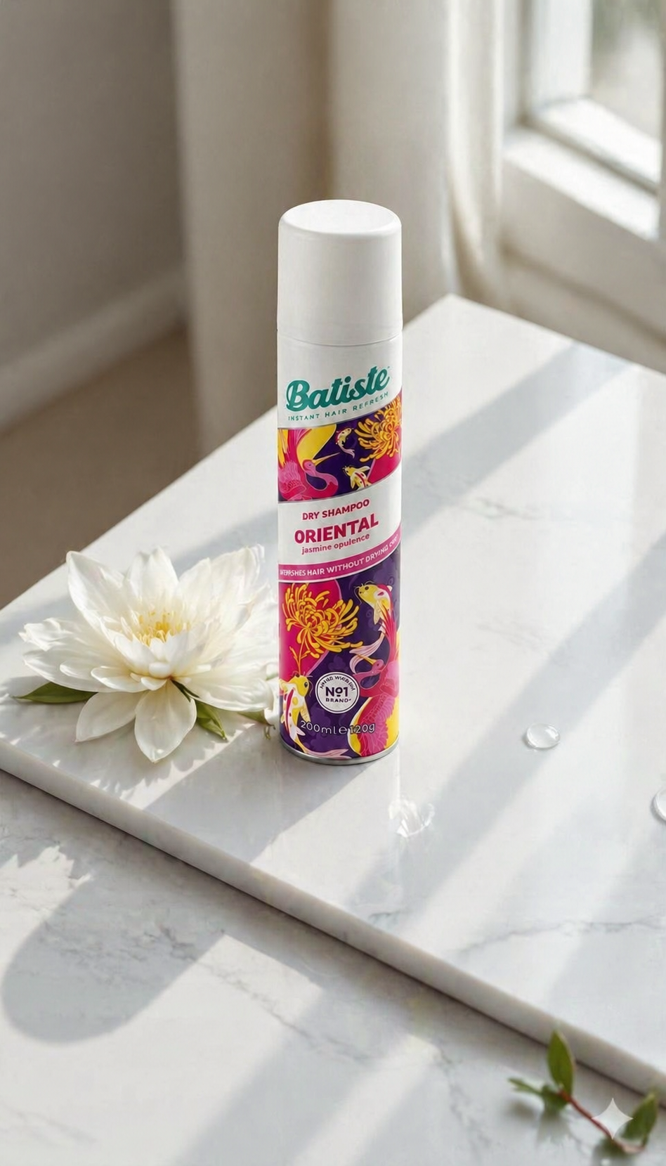 Batiste Dry Shampoo Oriental – Jasmine Opulence – 200ml