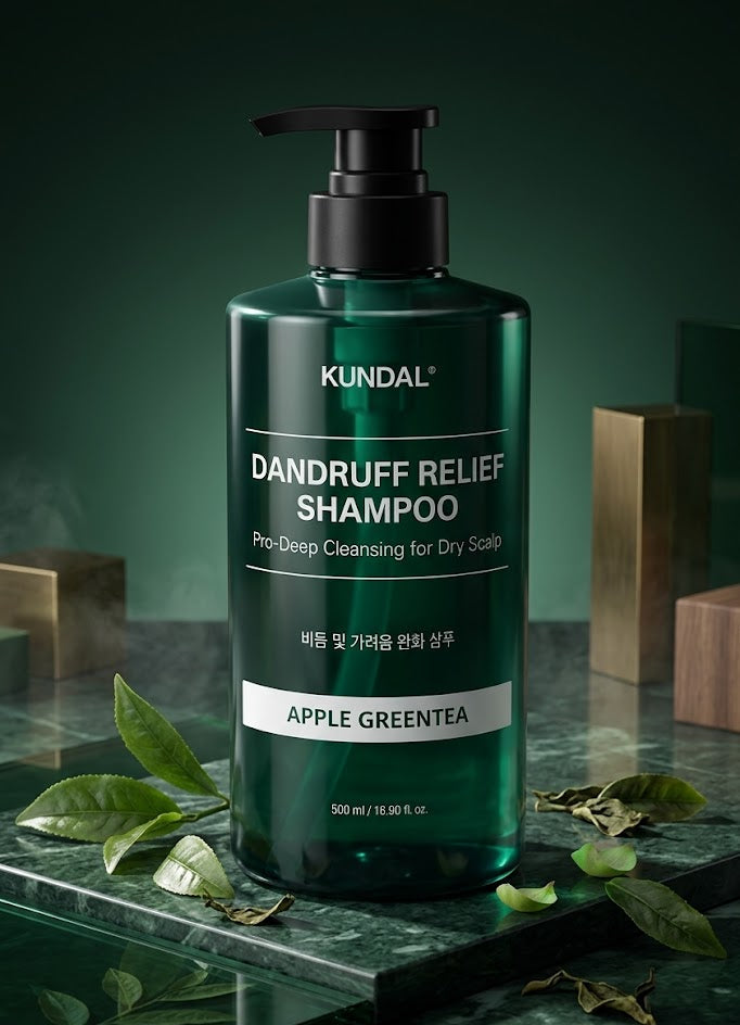 KUNDAL Dandruff Relief Shampoo – Apple Greentea – 500ml