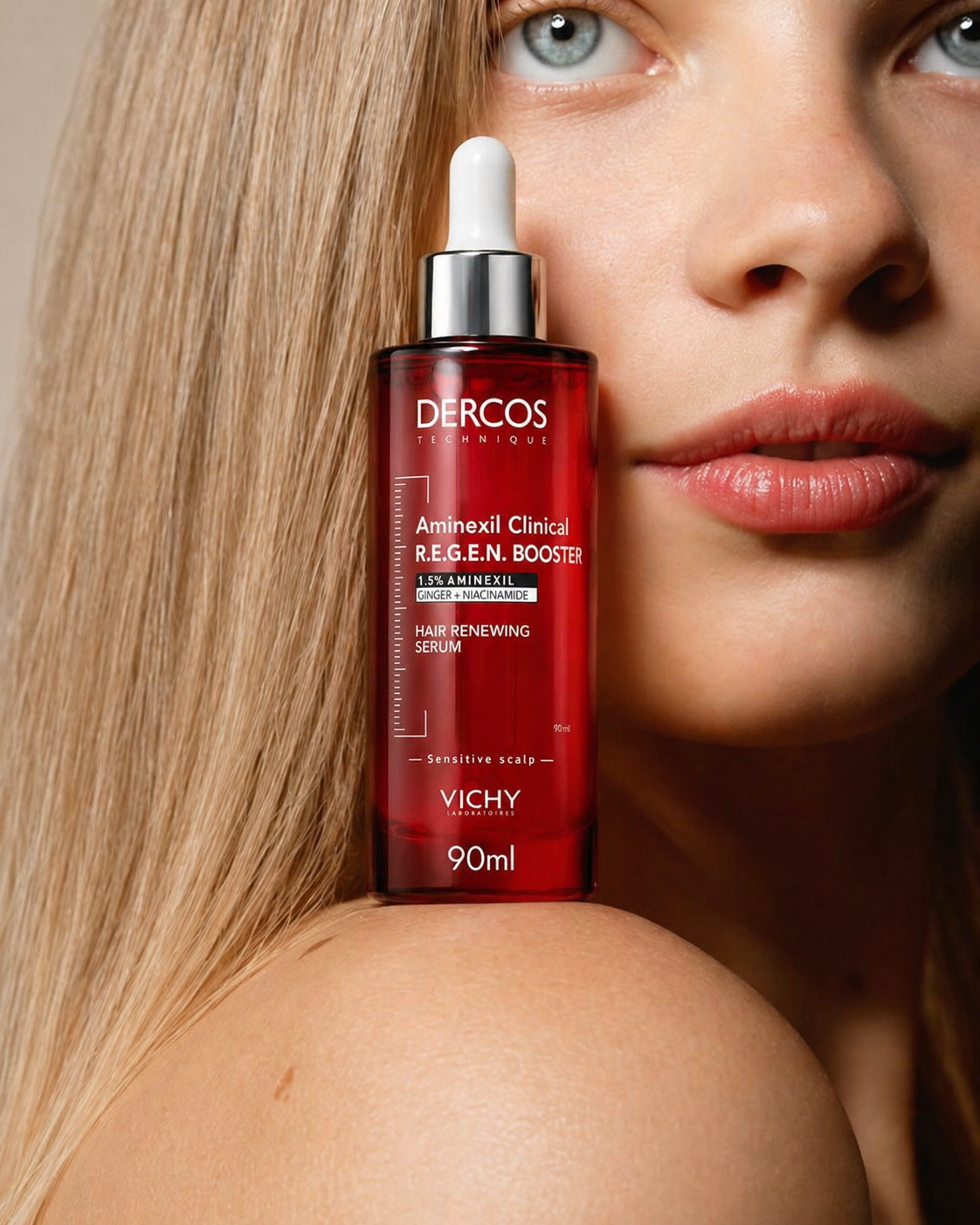 Vichy Dercos Aminexil Clinical Regen Booster – Hair Renewing Serum – 90ml