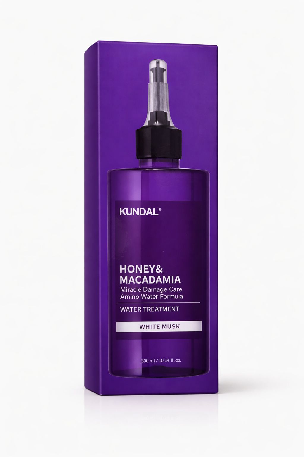KUNDAL Honey & Macadamia Miracle Damage Care Amino Water Formula Water Treatment – White Musk – 300ml