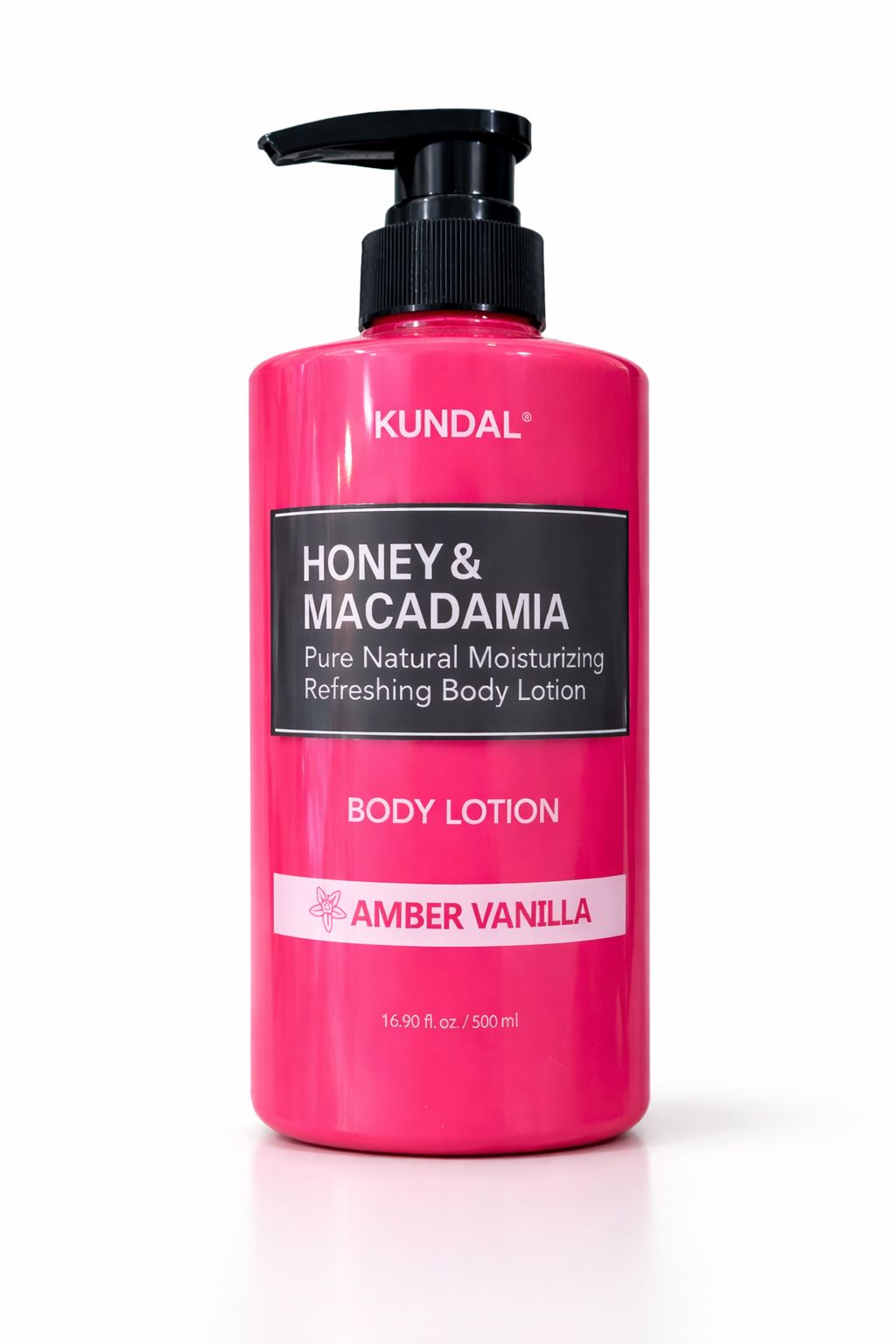 KUNDAL Honey & Macadamia Pure Natural Moisturizing Refreshing Body Lotion – Amber Vanilla – 500ml