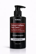 KUNDAL Natural Caffeine Hair Care+ Caffeine Shampoo – White Musk – 500ml