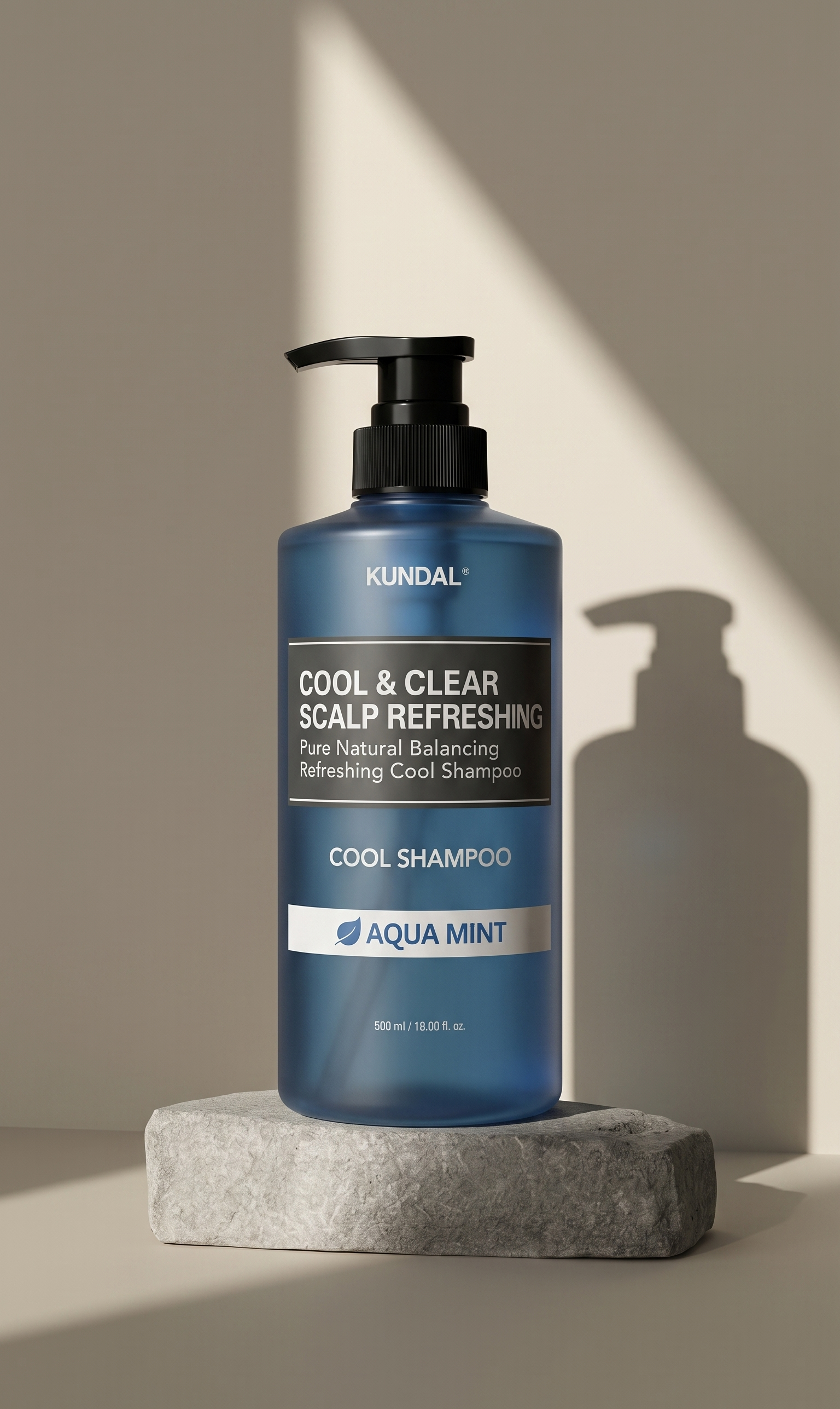 KUNDAL Cool & Clear Scalp Refreshing Cool Shampoo Aqua Mint 500ml