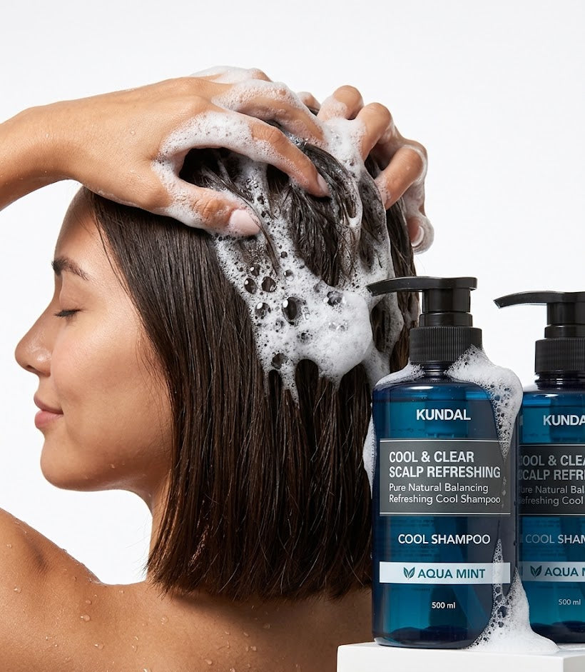 KUNDAL Cool & Clear Scalp Refreshing Cool Shampoo Aqua Mint 500ml