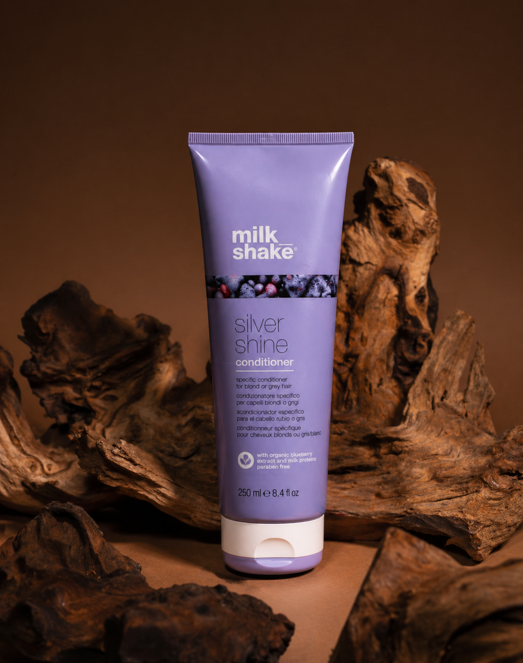 MilkShake Silver Shine Conditioner – For Blonde or Grey Hair – 250ml