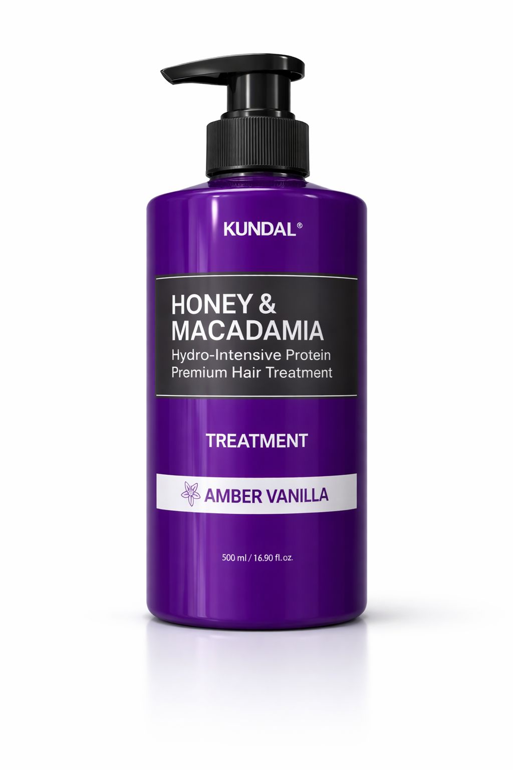 KUNDAL Honey & Macadamia Premium Hair Treatment – Amber Vanilla – 500ml