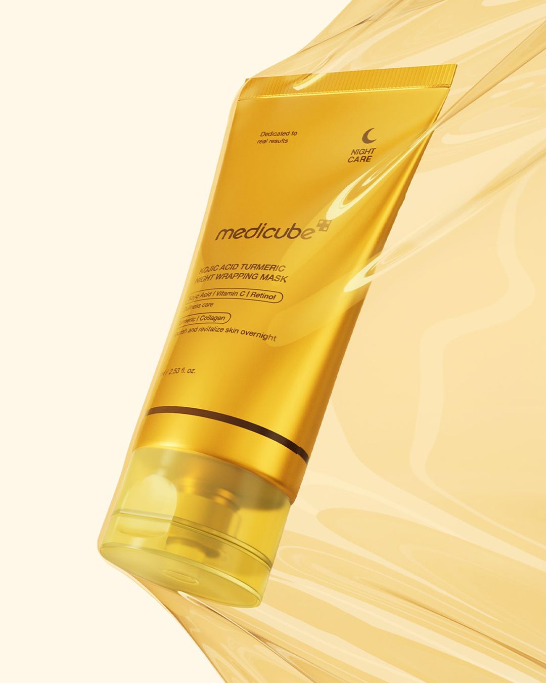Medicube Kojic Acid Turmeric Night Wrapping Mask – 75 ml
