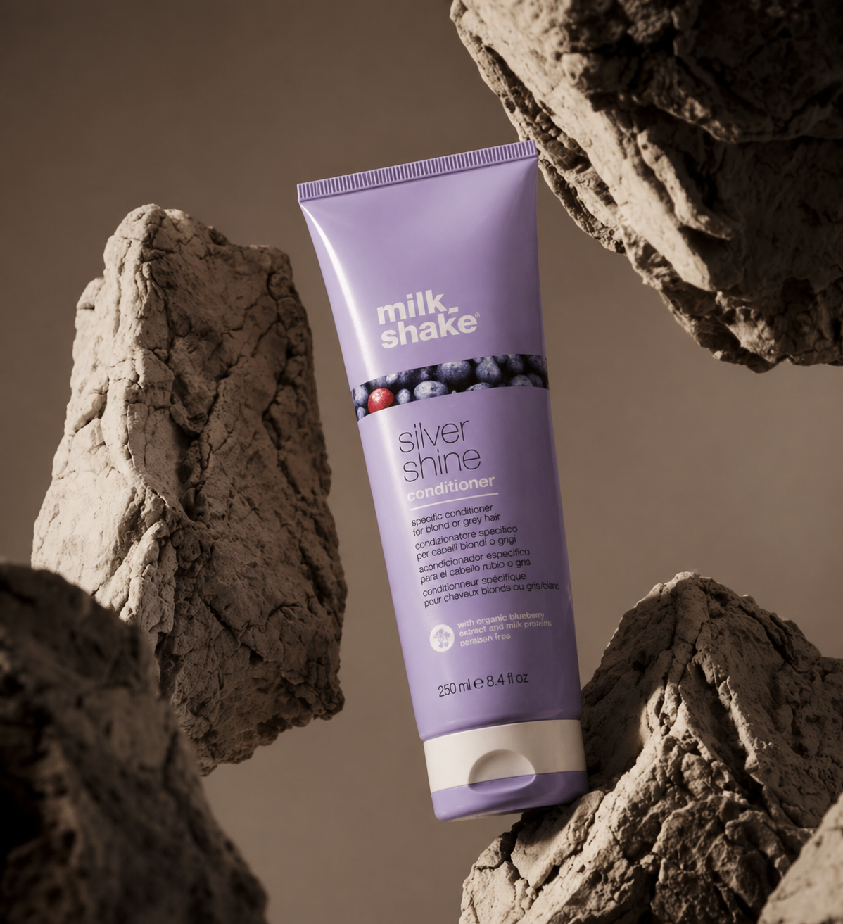 MilkShake Silver Shine Conditioner – For Blonde or Grey Hair – 250ml