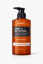KUNDAL Honey & Macadamia Moisturizing Body Wash Amber Vanilla 500ml