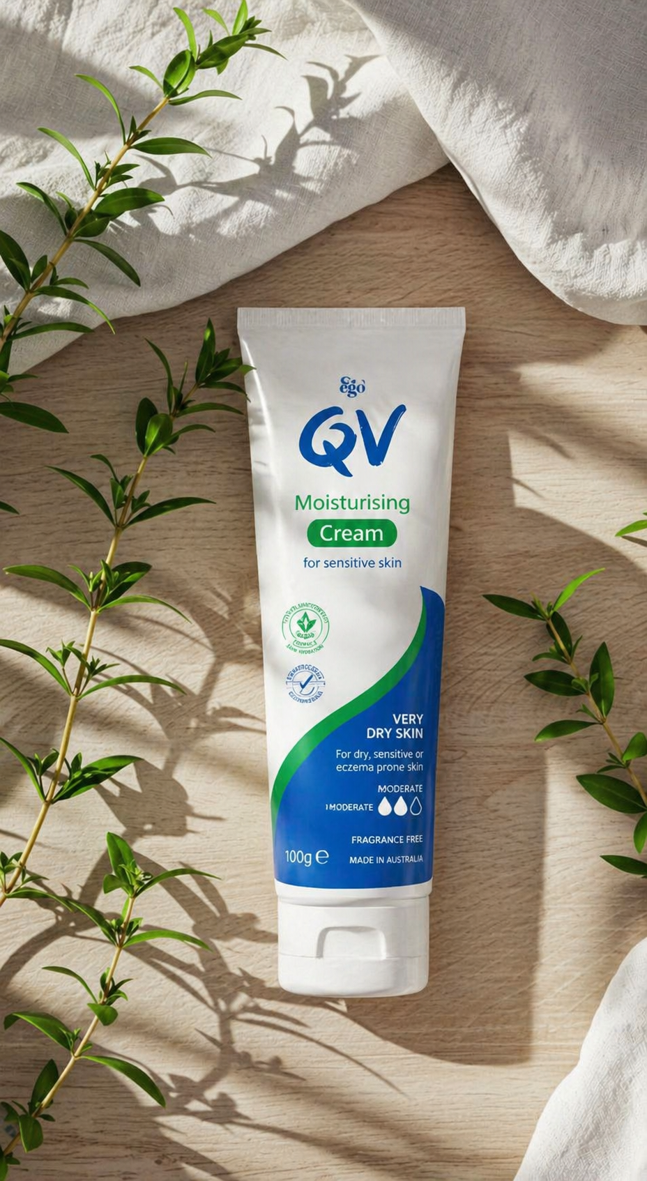 QV Moisturising Cream for Sensitive Skin – 100 g