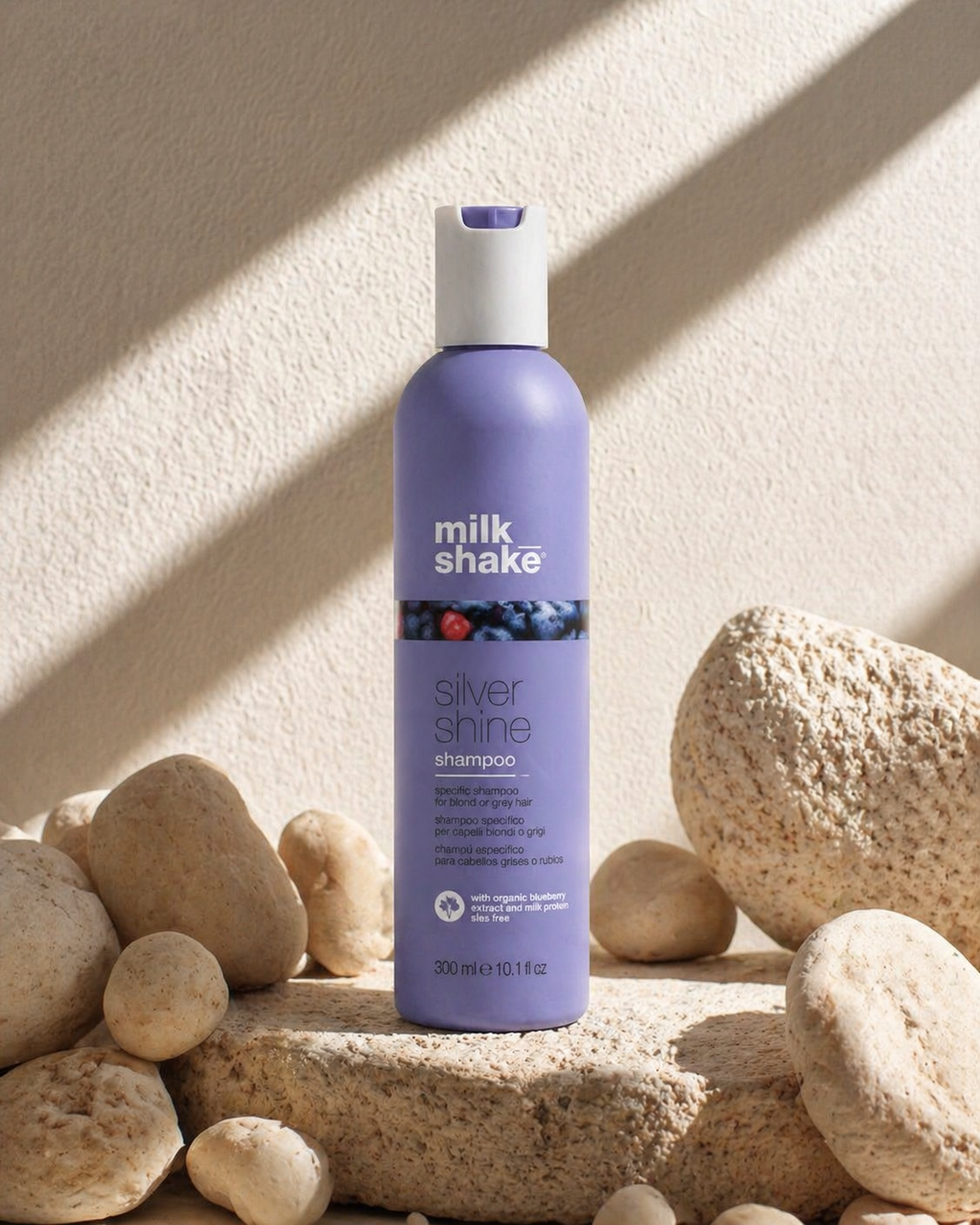 MilkShake Silver Shine Shampoo – Specific Shampoo for Blonde or Grey Hair – 300ml